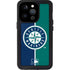 MLB Seattle Mariners Split iPhone 15 Pro Waterproof Case